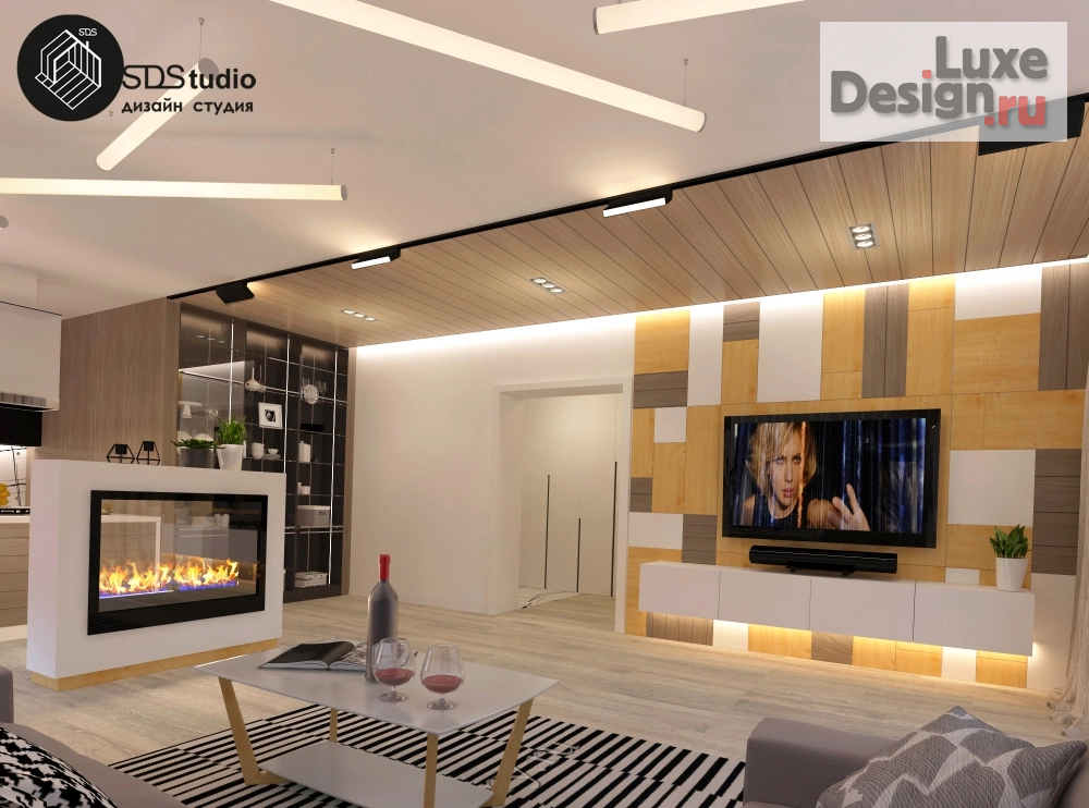 Дизайн интерьера трехкомнатной квартиры "г. Набережные Челны жк. Европейский.  Проект 3х комн. квартиры. " (фото 6)