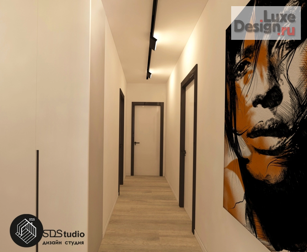 Дизайн интерьера трехкомнатной квартиры "г. Набережные Челны жк. Европейский.  Проект 3х комн. квартиры. " (фото 10)