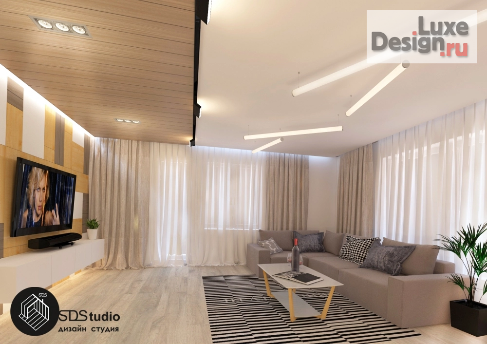 Дизайн интерьера трехкомнатной квартиры "г. Набережные Челны жк. Европейский.  Проект 3х комн. квартиры. " (фото 7)