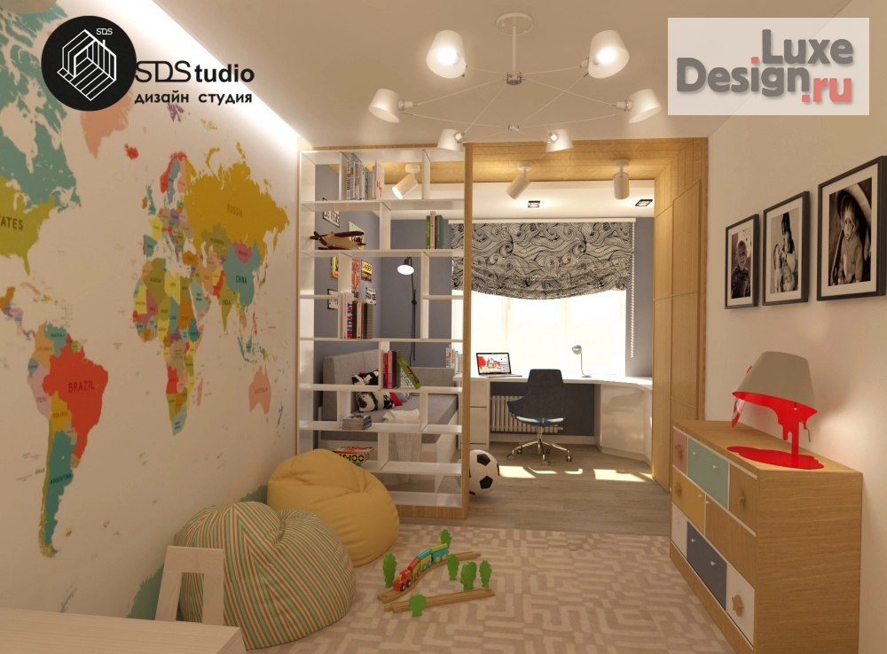 Дизайн интерьера трехкомнатной квартиры "Студия дизайна интерьера SDStudio. г. Армавир, Краснодарский край 74 м/2, проект 2-х комнатной квартиры, который превратился в  3-х комнатную!" (фото 11)