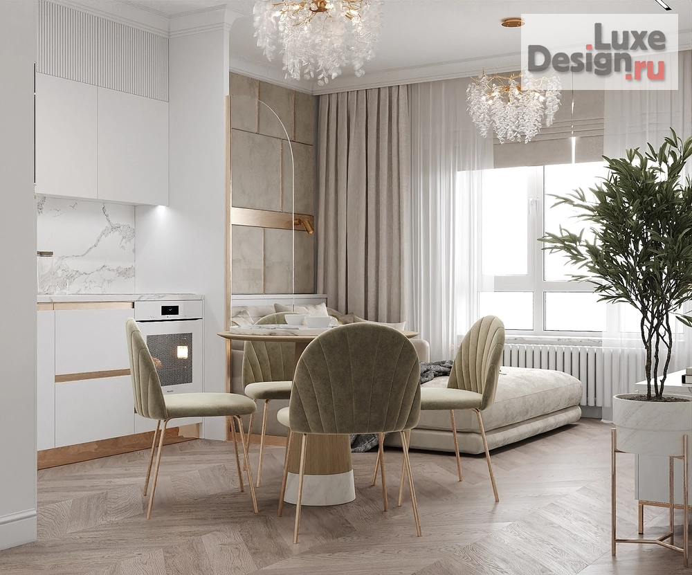 Дизайн интерьера двухкомнатной квартиры "ЖК "Сердце Города"" (фото 9) от дизайнера Громов Даниил / "Atmosphere interior" Дизайн интерьера двухкомнатной квартиры "ЖК "Сердце Города"" (фото 9)