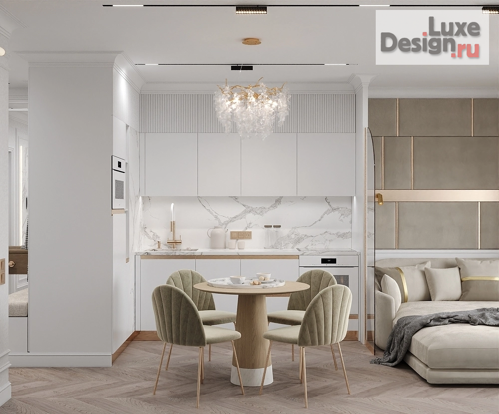 Дизайн интерьера двухкомнатной квартиры "ЖК "Сердце Города"" (фото 11) от дизайнера Громов Даниил / "Atmosphere interior" Дизайн интерьера двухкомнатной квартиры "ЖК "Сердце Города"" (фото 11)