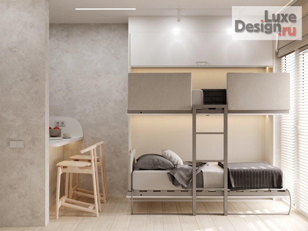 Дизайн интерьера однокомнатной квартиры "Студия в г. Сочи" (фото 2)