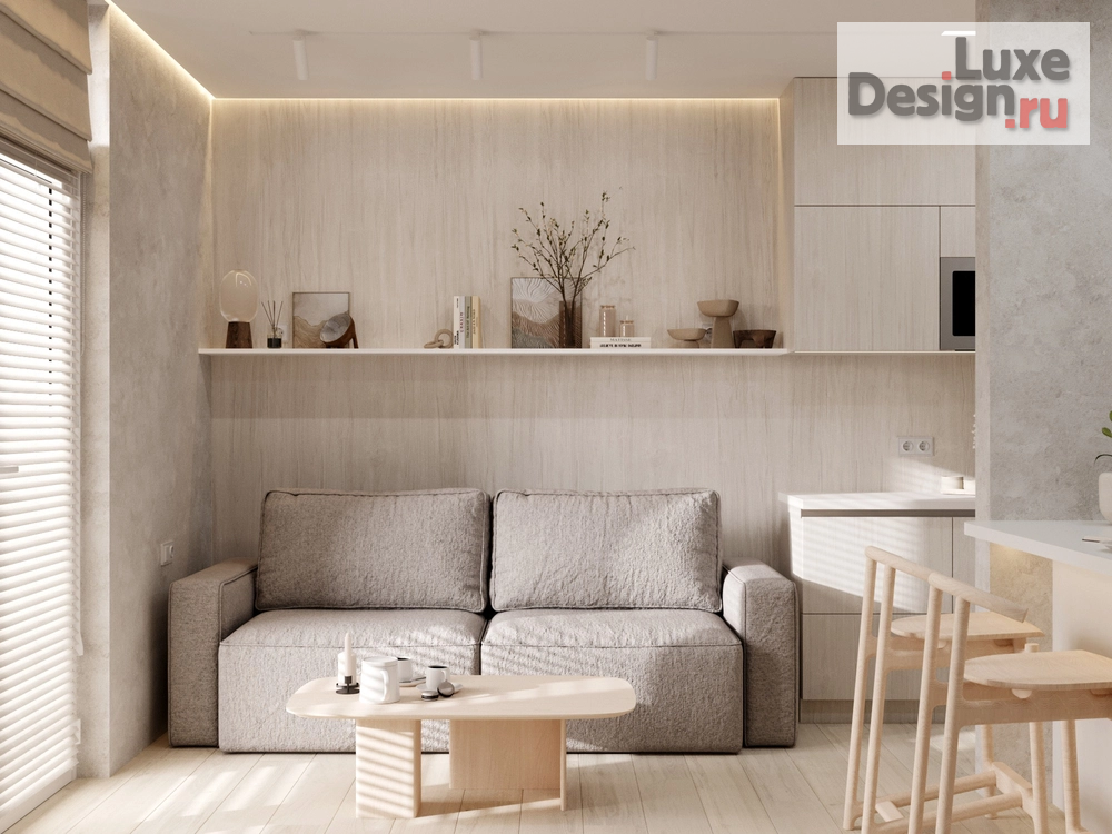 Дизайн интерьера однокомнатной квартиры "Студия в г. Сочи" (фото 4)