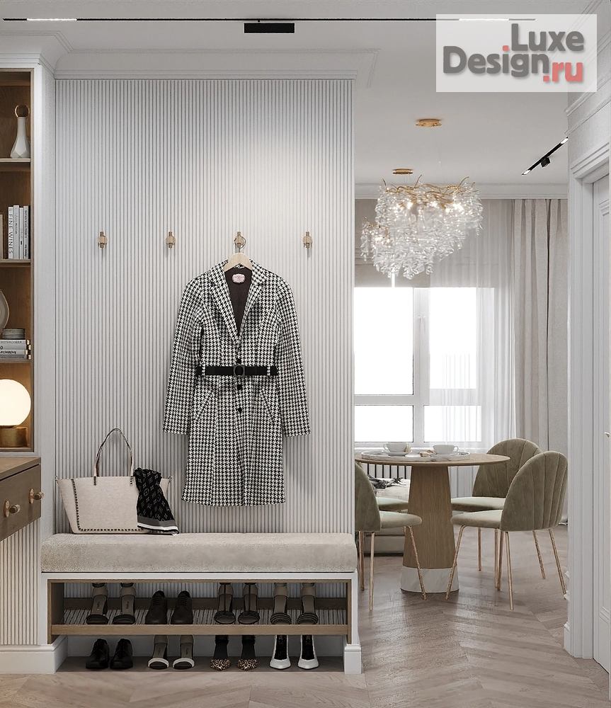 Дизайн интерьера двухкомнатной квартиры "ЖК "Сердце Города"" (фото 3) от дизайнера Громов Даниил / "Atmosphere interior" Дизайн интерьера двухкомнатной квартиры "ЖК "Сердце Города"" (фото 3)