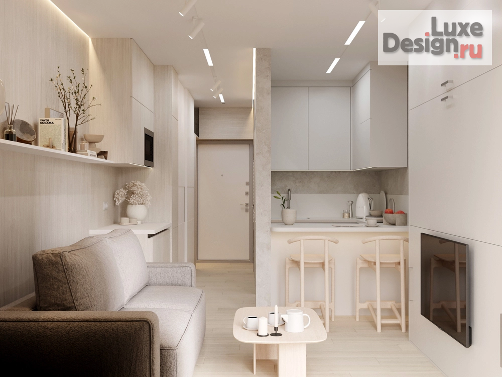 Дизайн интерьера однокомнатной квартиры "Студия в г. Сочи" (фото 5)