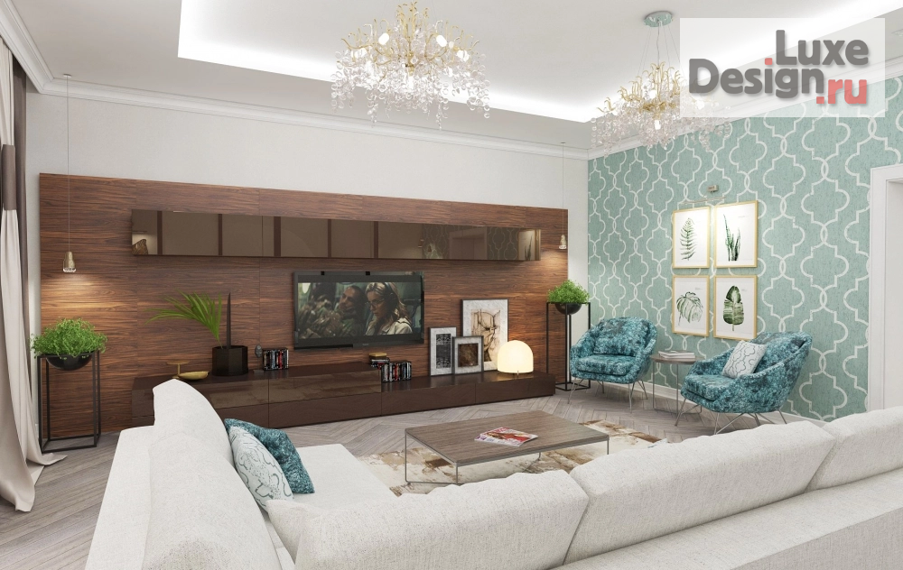 Дизайн интерьера коттеджа "Коттедж г.Заинск" (фото 6)