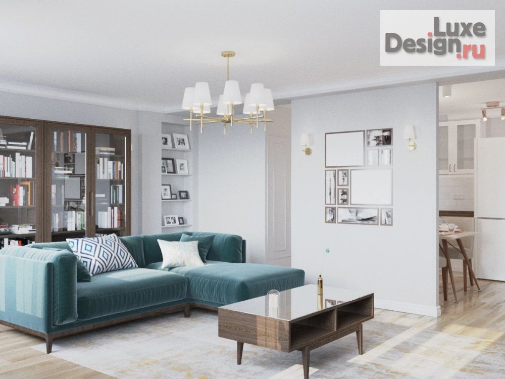 Дизайн интерьера двухкомнатной квартиры "Квартира ЖК "Солнечный парк" (башня)" (фото 4) от дизайнера Громов Даниил / "Atmosphere interior" Дизайн интерьера двухкомнатной квартиры "Квартира ЖК "Солнечный парк" (башня)" (фото 4)