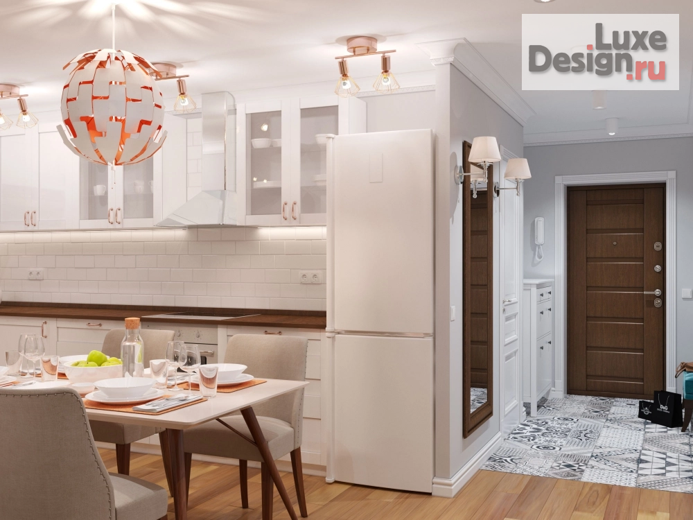 Дизайн интерьера двухкомнатной квартиры "Квартира ЖК "Солнечный парк" (башня)" (фото 9) от дизайнера Громов Даниил / "Atmosphere interior" Дизайн интерьера двухкомнатной квартиры "Квартира ЖК "Солнечный парк" (башня)" (фото 9)