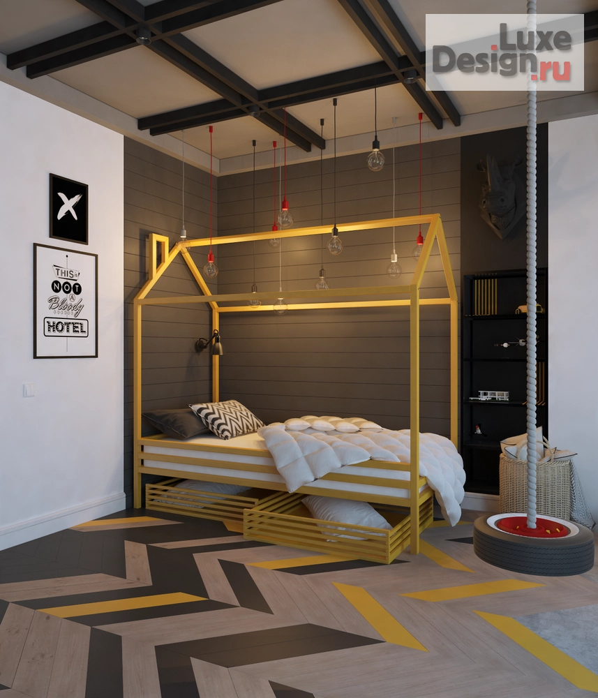 Дизайн интерьера детской "детские комнаты" (фото 3)