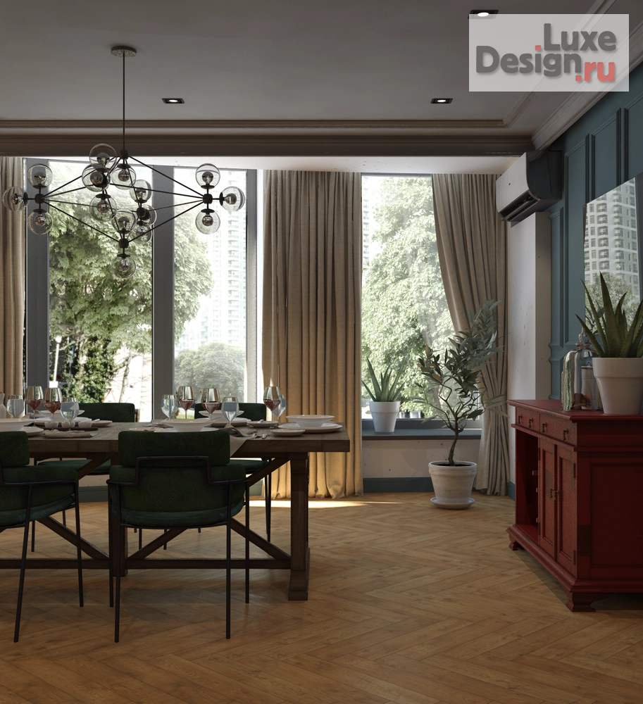 Дизайн интерьера четырехкомнатной квартиры "Квартира" (фото 23)