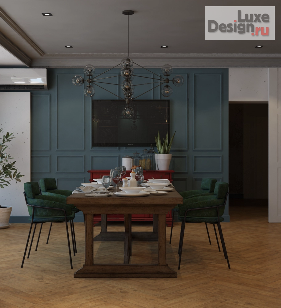 Дизайн интерьера четырехкомнатной квартиры "Квартира" (фото 24)