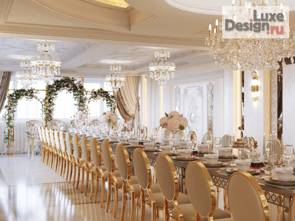 Дизайн интерьера ресторана "Банкетный зал" (фото 4)