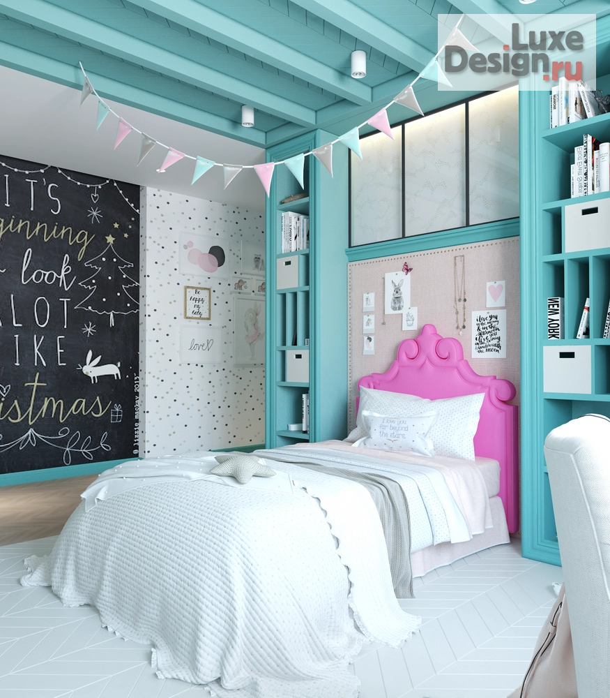 Дизайн интерьера детской "детские комнаты" (фото 11)