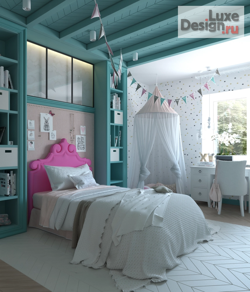 Дизайн интерьера детской "детские комнаты" (фото 13)