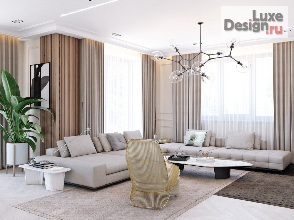 Дизайн интерьера коттеджа "Частный дом в г. Набережные Челны пос. Боровецк" (фото 4)