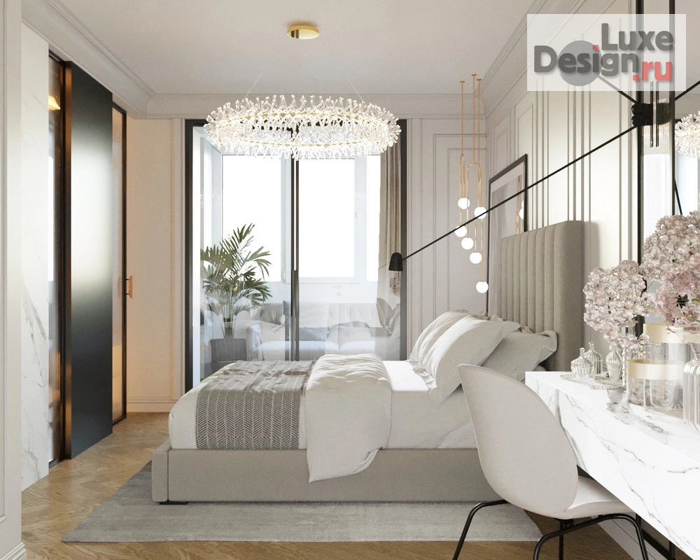 Дизайн интерьера четырехкомнатной квартиры "ЖК "Прибрежный" Набережные Челны" (фото 1)