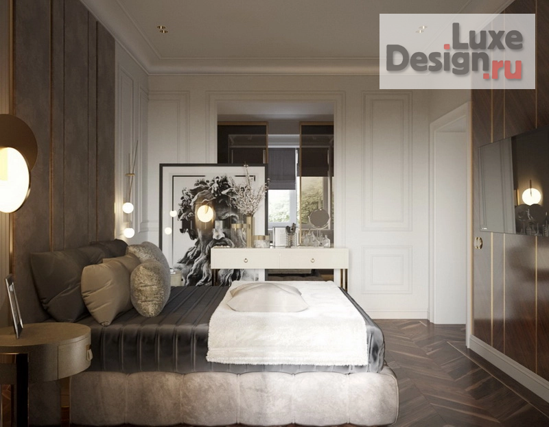 Дизайн интерьера трехкомнатной квартиры "ЖК Прибрежный" (фото 1)