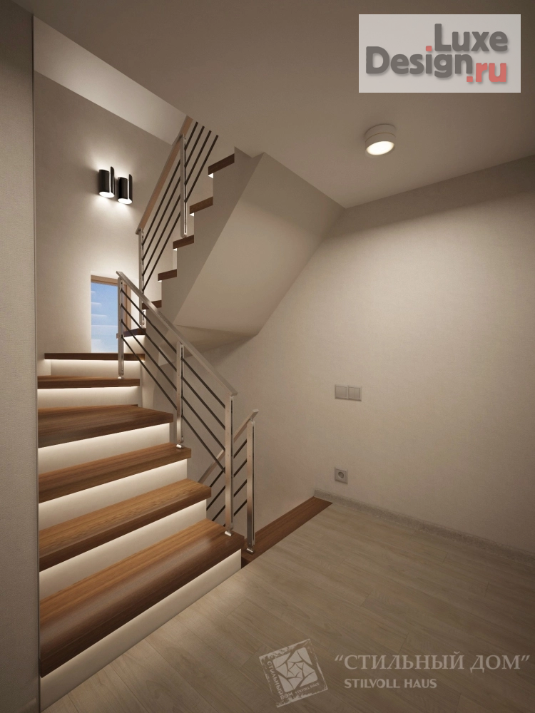 Дизайн интерьера таунхауса "Дизайн-проект таунхауса  г. Набережные Челны " (фото 6)