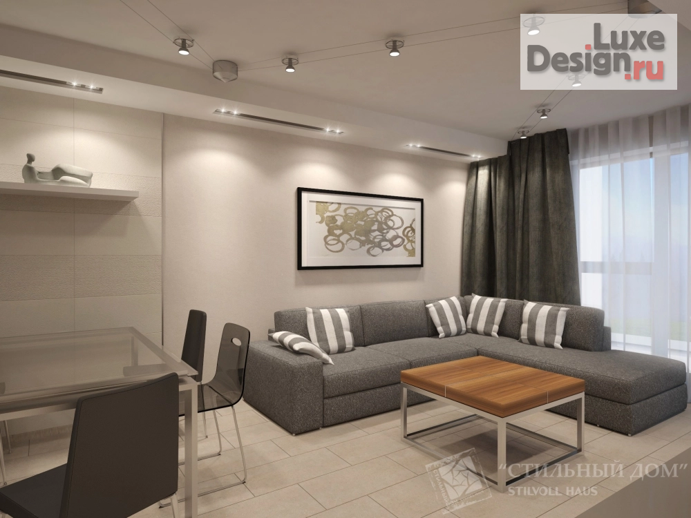 Дизайн интерьера таунхауса "Дизайн-проект таунхауса  г. Набережные Челны " (фото 3)