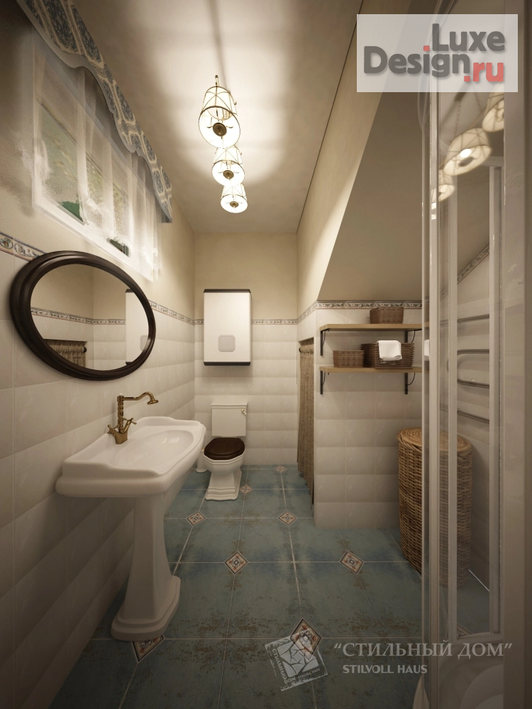 Дизайн интерьера загородного дома "Дизайн-проект загородного дома "Старые истории", Тукаевский район" (фото 15)