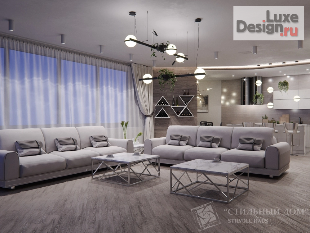 Дизайн интерьера трехкомнатной квартиры "Дизайн-проект квартиры г. Казань "Под небесами"" (фото 1) от дизайнера Майорова Наталья Дизайн интерьера трехкомнатной квартиры "Дизайн-проект квартиры г. Казань "Под небесами"" (фото 1)