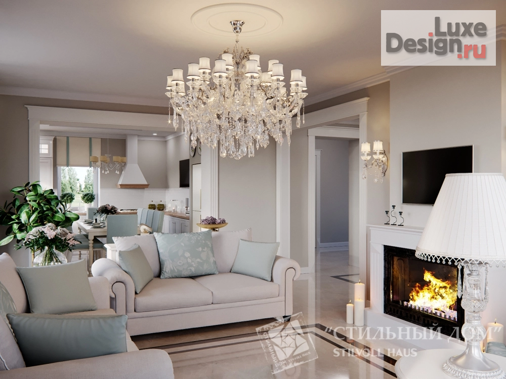 Дизайн интерьера коттеджа "Дизайн-проект загородного дома, г. Набережные Челны" (фото 10)