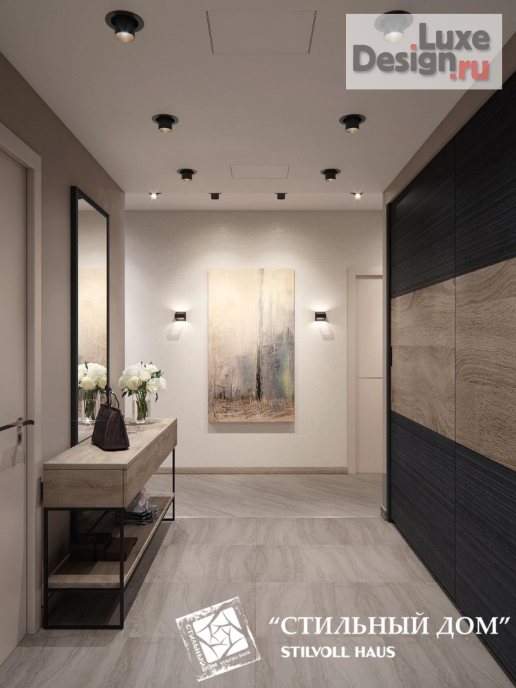 Дизайн интерьера трехкомнатной квартиры "Дизайн-проект квартиры г. Казань "Под небесами"" (фото 7) от дизайнера Майорова Наталья Дизайн интерьера трехкомнатной квартиры "Дизайн-проект квартиры г. Казань "Под небесами"" (фото 7)