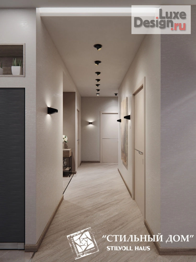 Дизайн интерьера трехкомнатной квартиры "Дизайн-проект квартиры г. Казань "Под небесами"" (фото 10) от дизайнера Майорова Наталья Дизайн интерьера трехкомнатной квартиры "Дизайн-проект квартиры г. Казань "Под небесами"" (фото 10)