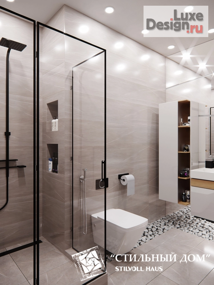 Дизайн интерьера трехкомнатной квартиры "Дизайн-проект квартиры г. Казань "Под небесами"" (фото 16) от дизайнера Майорова Наталья Дизайн интерьера трехкомнатной квартиры "Дизайн-проект квартиры г. Казань "Под небесами"" (фото 16)