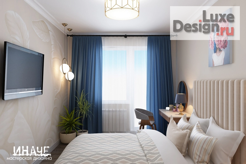 Дизайн интерьера трехкомнатной квартиры "К светлому будущему (г. Набережные Челны) " (фото 12) от дизайнера Шамсутдинова Эльвира Дизайн интерьера трехкомнатной квартиры "К светлому будущему (г. Набережные Челны) " (фото 12)