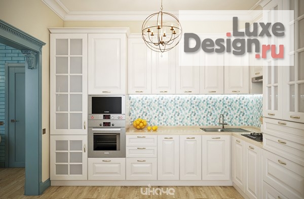 Дизайн интерьера двухкомнатной квартиры "Дизайн проект квартиры (г. Москва)" (фото 6) от дизайнера Шамсутдинова Эльвира Дизайн интерьера двухкомнатной квартиры "Дизайн проект квартиры (г. Москва)" (фото 6)