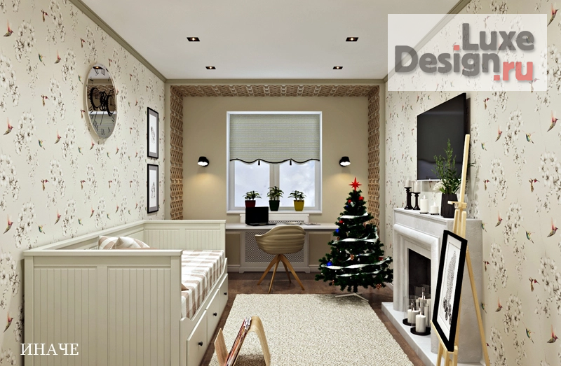 Дизайн интерьера четырехкомнатной квартиры "Лесная сказка (г. Набережные Челны) " (фото 20) от дизайнера Шамсутдинова Эльвира Дизайн интерьера четырехкомнатной квартиры "Лесная сказка (г. Набережные Челны) " (фото 20)