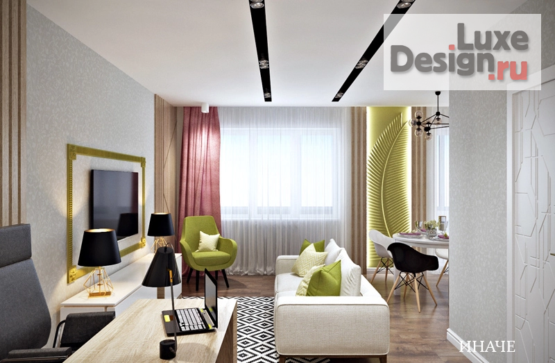 Дизайн интерьера четырехкомнатной квартиры "Лесная сказка (г. Набережные Челны) " (фото 6) от дизайнера Шамсутдинова Эльвира Дизайн интерьера четырехкомнатной квартиры "Лесная сказка (г. Набережные Челны) " (фото 6)