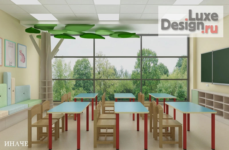 Дизайн интерьера школы ""Умное поколение" Семейный центр развития и дополнительного образования (г. Набережные Челны) " (фото 26) от дизайнера Шамсутдинова Эльвира Дизайн интерьера школы ""Умное поколение" Семейный центр развития и дополнительного образования (г. Набережные Челны) " (фото 26)