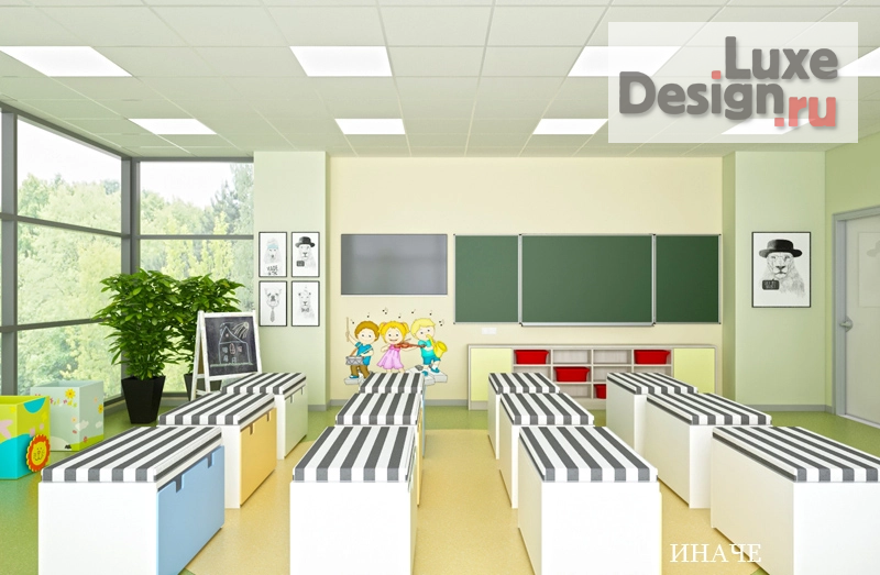 Дизайн интерьера школы ""Умное поколение" Семейный центр развития и дополнительного образования (г. Набережные Челны) " (фото 23) от дизайнера Шамсутдинова Эльвира Дизайн интерьера школы ""Умное поколение" Семейный центр развития и дополнительного образования (г. Набережные Челны) " (фото 23)