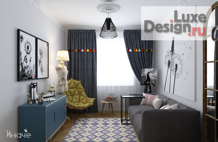 Дизайн интерьера комнаты "Вино из одуванчиков (г. Набережные Челны) " (фото 4)