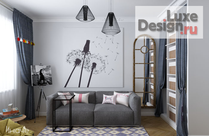 Дизайн интерьера комнаты "Вино из одуванчиков (г. Набережные Челны) " (фото 1)