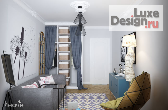 Дизайн интерьера комнаты "Вино из одуванчиков (г. Набережные Челны) " (фото 2)