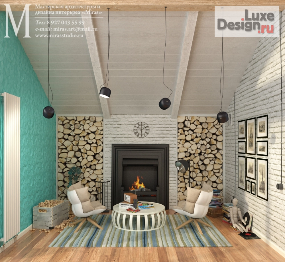 Дизайн интерьера гостиной "Проект гостиной" (фото 1)