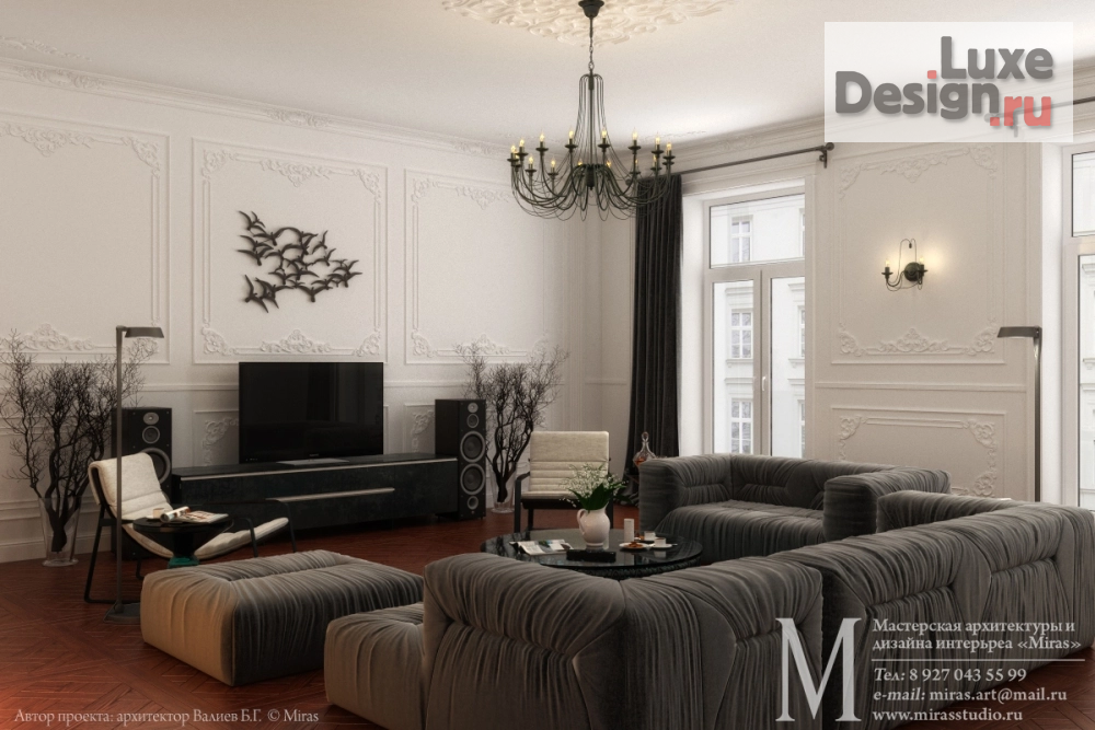 Дизайн интерьера загородного дома "Проект дома" (фото 4)