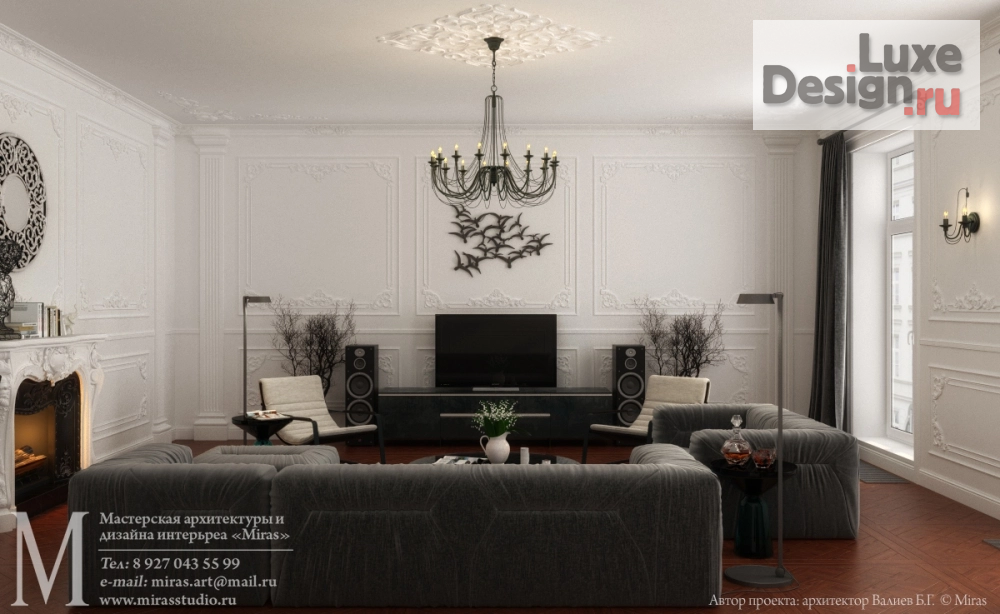 Дизайн интерьера загородного дома "Проект дома" (фото 5)