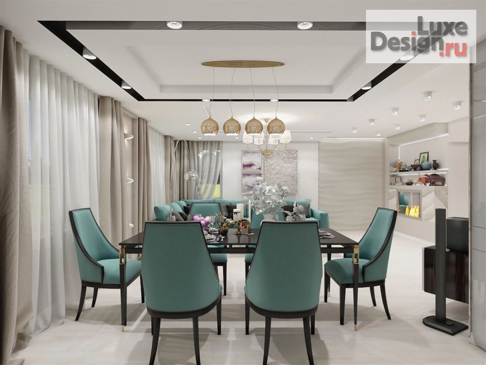 Дизайн интерьера коттеджа "Проект коттеджа" (фото 1)