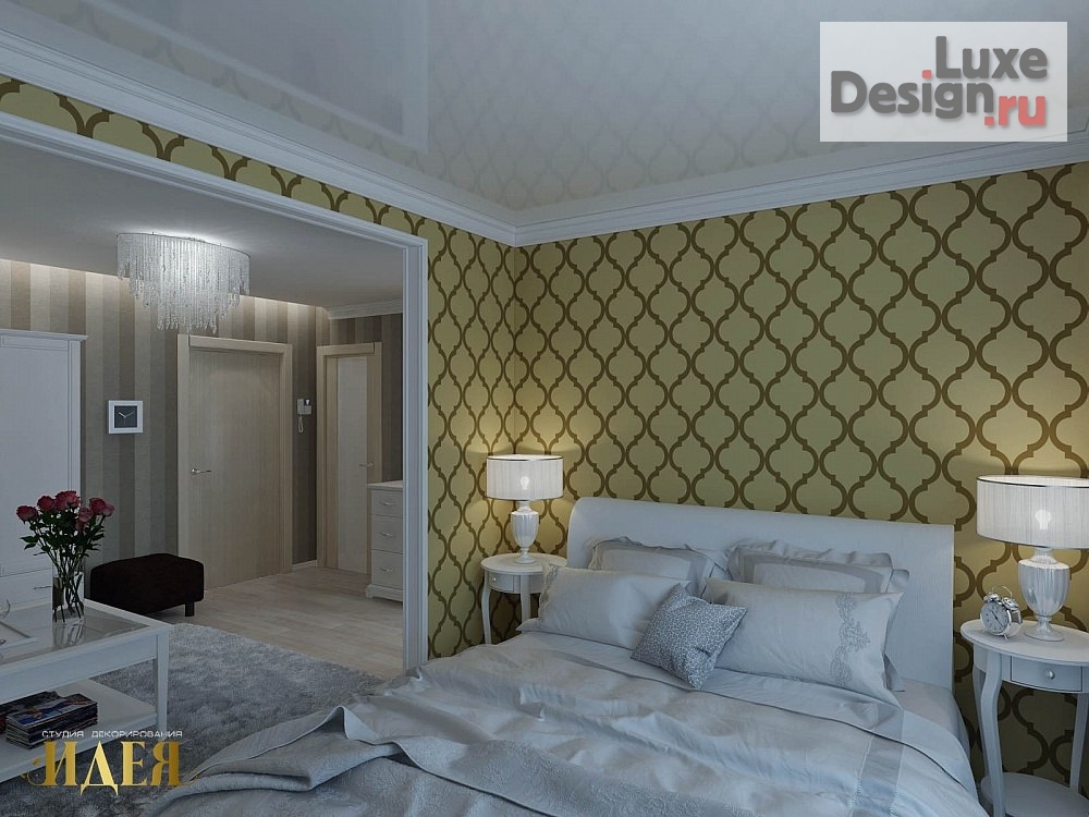 Дизайн интерьера однокомнатной квартиры "Проект однокомнатной квартиры" (фото 5) от дизайнера Радушкина Людмила Дизайн интерьера однокомнатной квартиры "Проект однокомнатной квартиры" (фото 5)