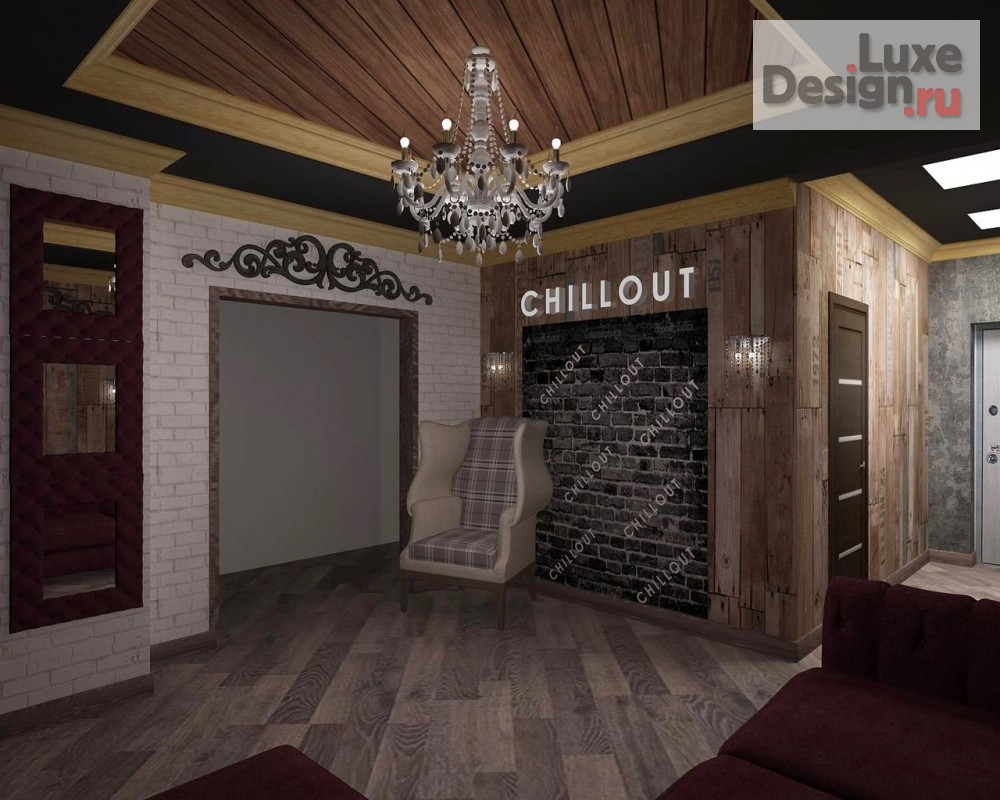 Дизайн интерьера ресторана "Реконструкция Pestobar Chill out в стиле лофт" (фото 3)