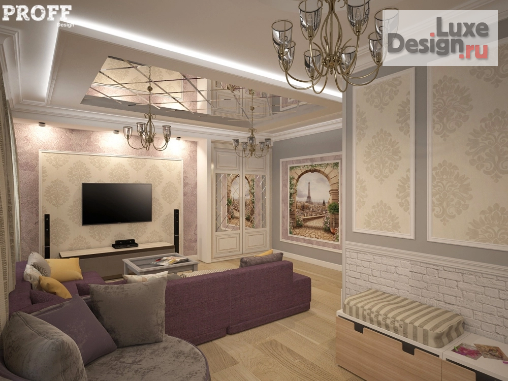 Дизайн интерьера коттеджа "п.Шильна" (фото 6)