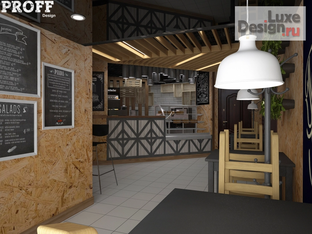 Дизайн интерьера кафе "Пекарня" (фото 1)
