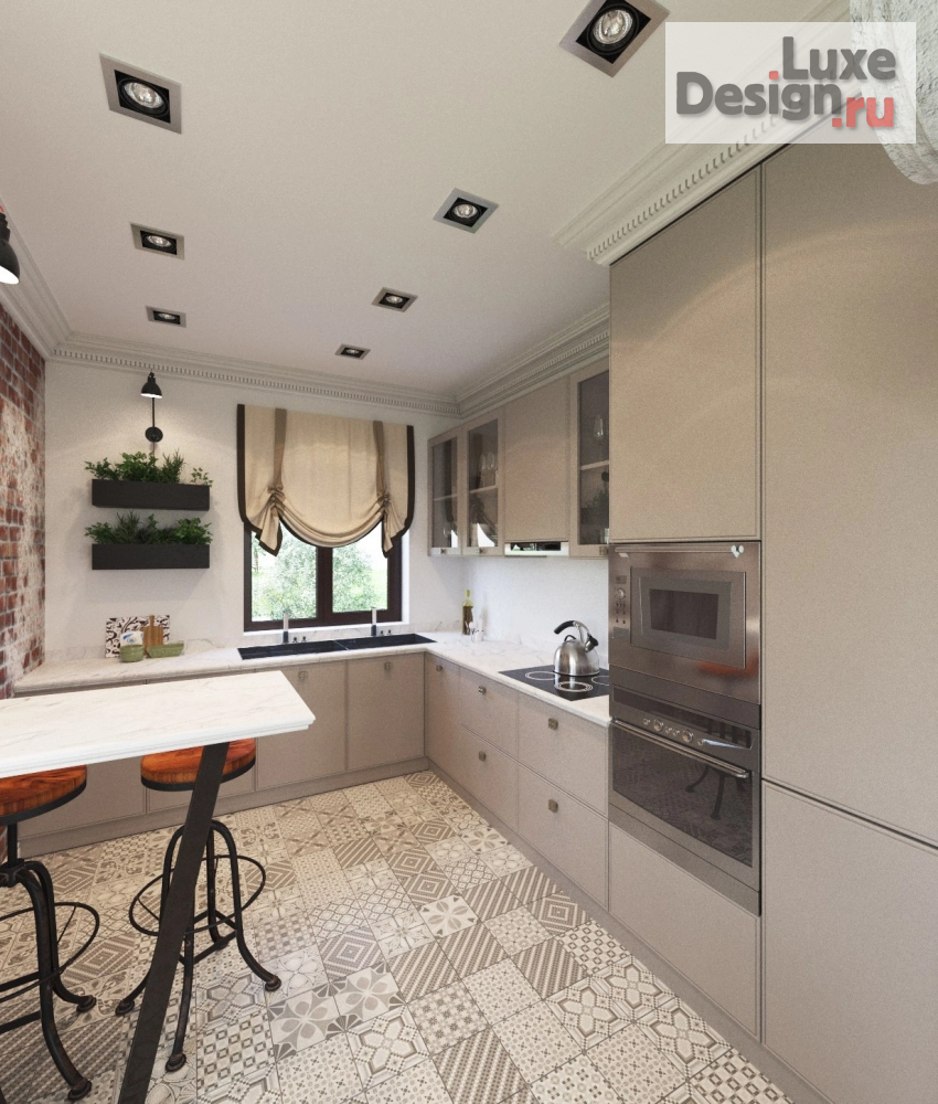 Дизайн интерьера коттеджа "Проект дома в стиле "LOFT"" (фото 4)