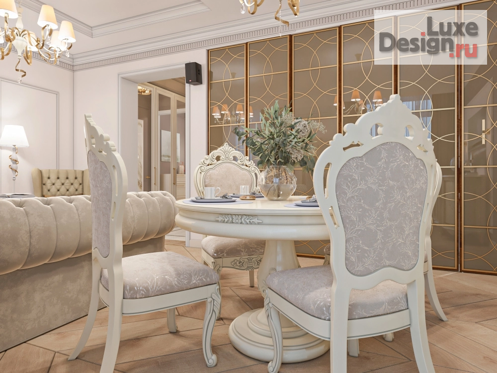 Дизайн интерьера двухкомнатной квартиры "Квартира в г. Казань на берегу Волги" (фото 3)