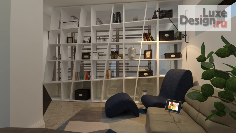 Дизайн интерьера загородного дома "Коттедж г. Набережные Челны. Проект был выполнен для сторонней студии." (фото 3)